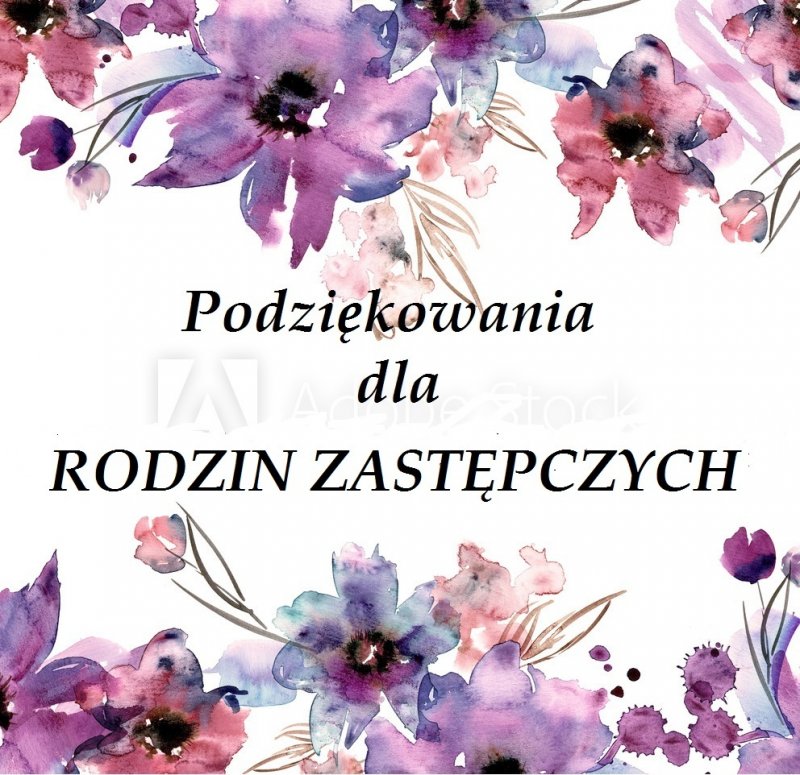 podziękowanie w tle kwiaty, kolor dominujący fiolet